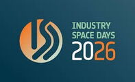 The logo for Industry Space Days 2026 features modern typography and an abstract design in a circular gradient.