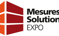 The logo displays a red geometric shape next to the text "Mesures Solutions EXPO" in bold, modern lettering.