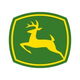 A green and yellow logo depicts a leaping deer, symbolizing the iconic John Deere brand.