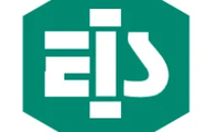 The logo features the letters "EIS" in a stylized design within a teal hexagon, representing instrumentation and testing.