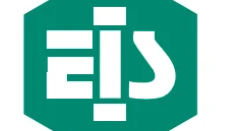 The logo features the letters "EIS" in a stylized design within a teal hexagon, representing instrumentation and testing.